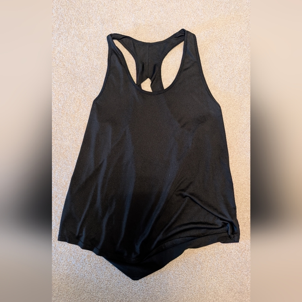 Zyia Active Black Vented Open Back Tank RC